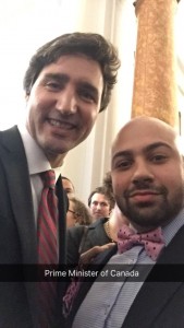 Mike Murad and Justin Trudeau